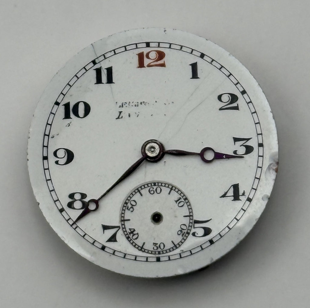 Stauffer SS & Co Trench Watch Movement Sub Seconds Swiss Parts 23.3mm