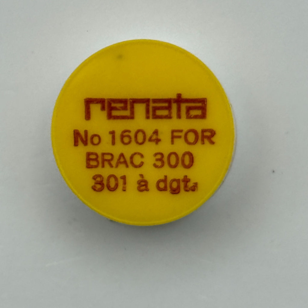 Brac 300 301 Balance Wheel Complete And Spring 1604 Watch Movement Parts NOS
