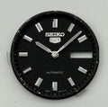 Seiko 7526-1424 Watch Dial Automatic Black Japan Spare Parts Repair 28.5mm
