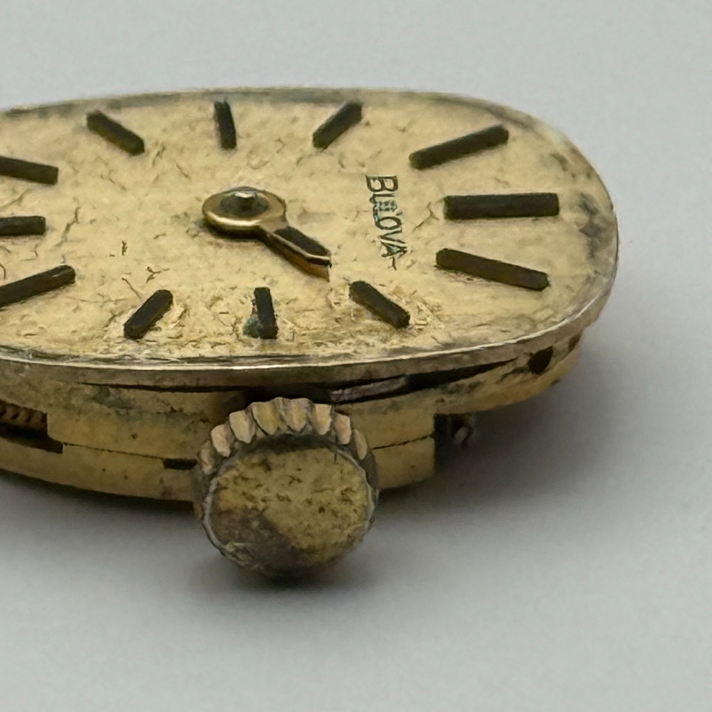 Bulova 5BD Watch Movement Running Ladies 17 Jewels Swiss Parts Repair 13mm