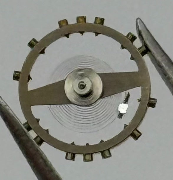 Felsa 60 Balance Wheel Complete And Spring 5¼’’’ Watch Movement Parts NOS