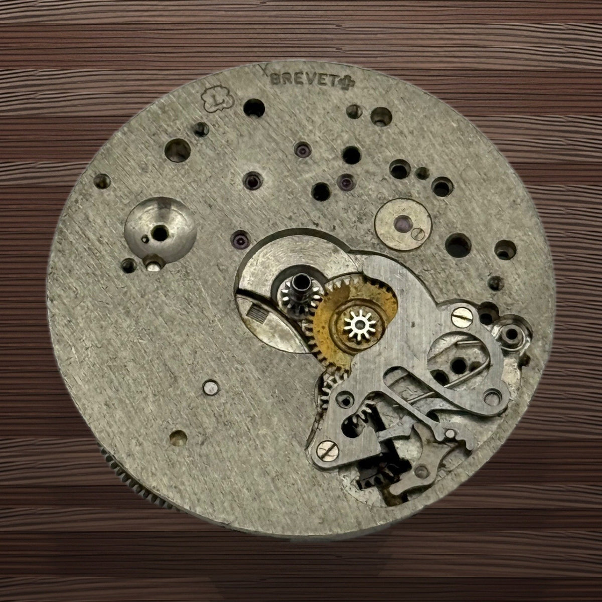 Landeron Brevet Watch Movement - Chronograph - For Parts / Repair - 31.7mm