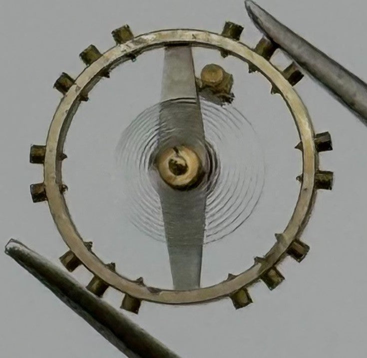 Bifora 2025 Balance Wheel Complete And Spring 8-12’’’ 492 Watch Movement Parts