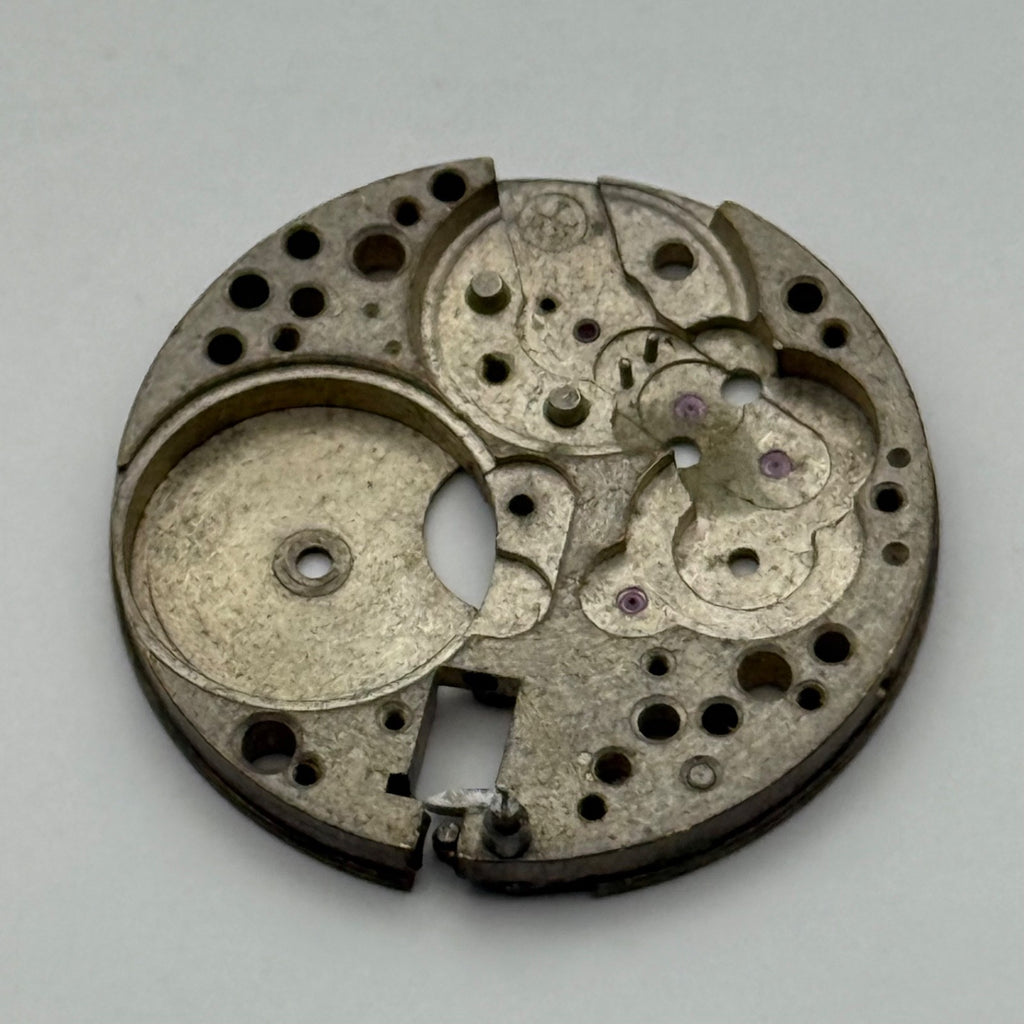 Record RWT Watch Movement - Main Plate - For Parts / Repair - 23.6mm