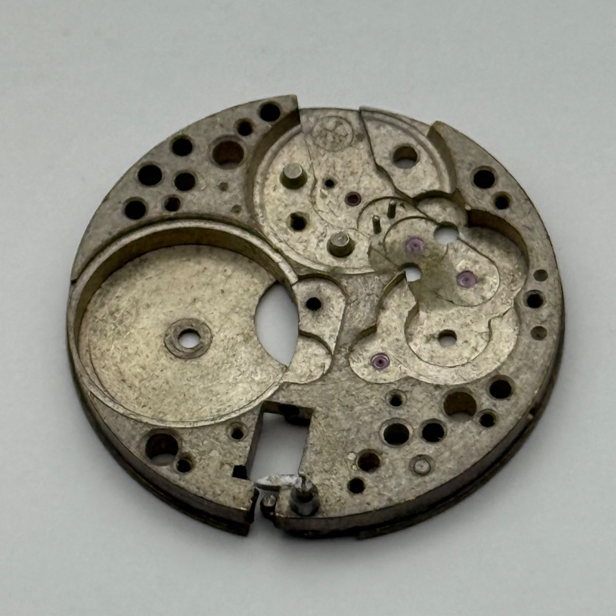 Record RWT Watch Movement - Main Plate - For Parts / Repair - 23.6mm