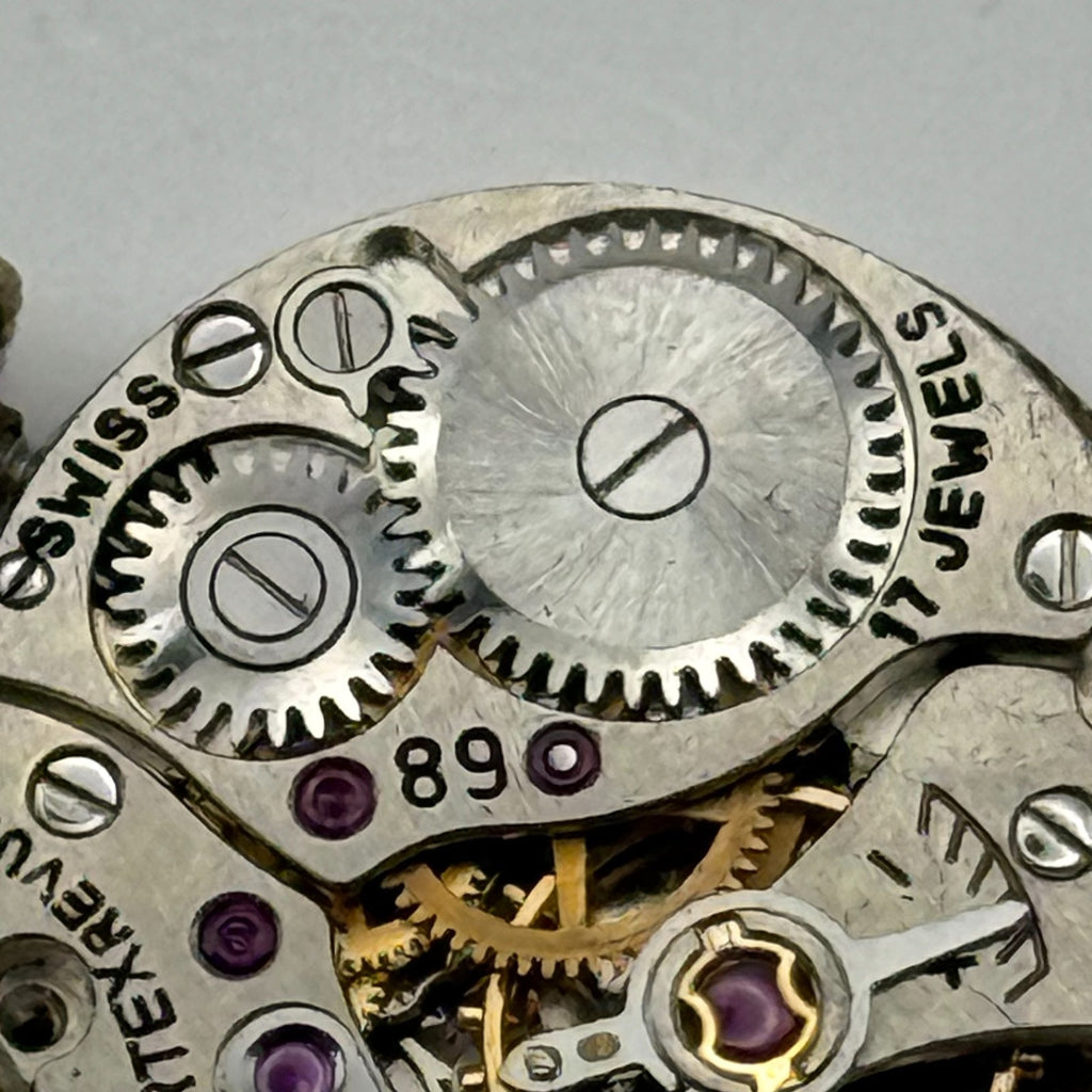 Vertex Revue 89 Watch Movement Swiss 17J Manual Wind Parts Repair Spares 15.2mm