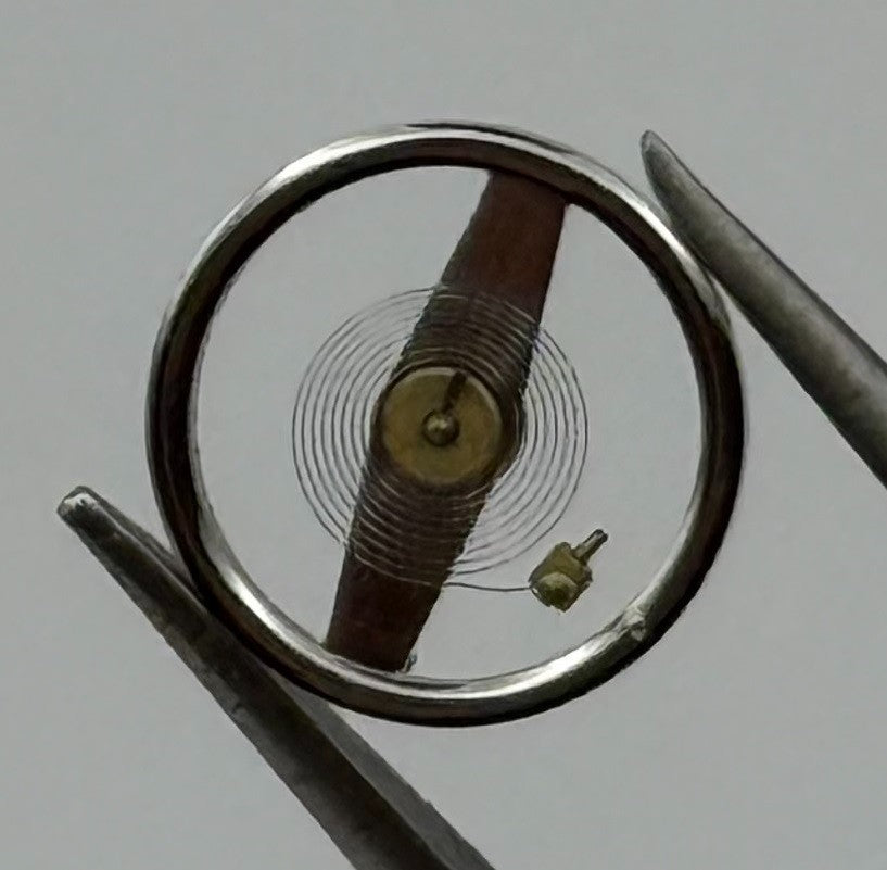 RL 8013 Balance Wheel Complete And Spring 8¾’’’ 5000 /2 Watch Movement Parts NOS