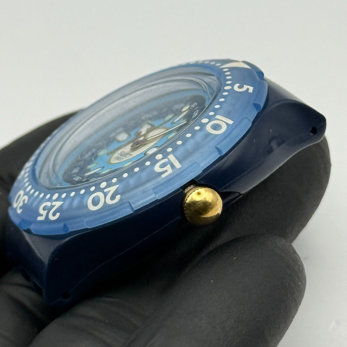 Vintage Swatch Scuba 200 Watch SDN116/7 Abyss 1994 Swiss 40mm Parts Repair