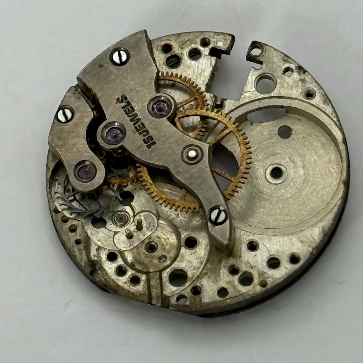 AS Watch Movement - 4x A. Schild Main Plates - For Parts / Repair