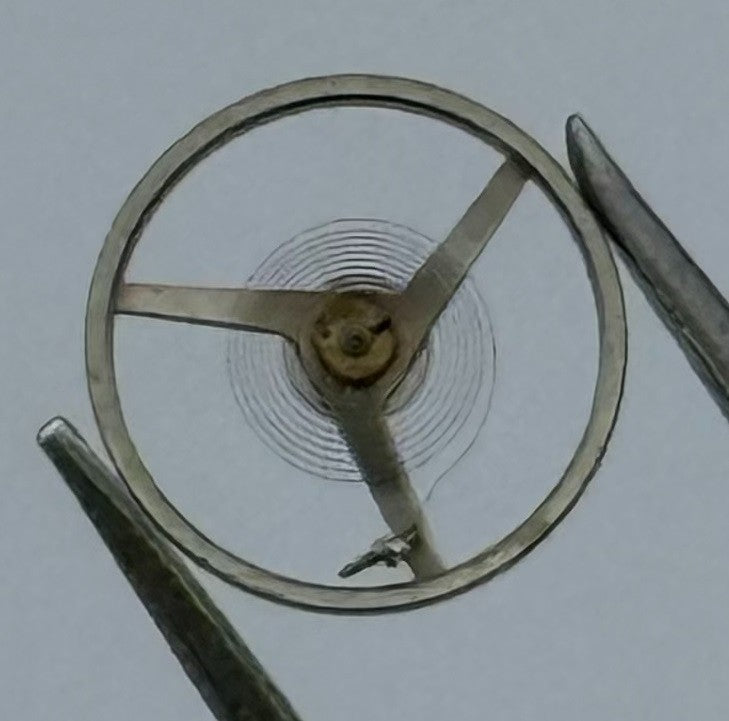 AS 1977 Balance Wheel Complete And Spring 5½’’’ Renata 1740 Watch Movement Parts