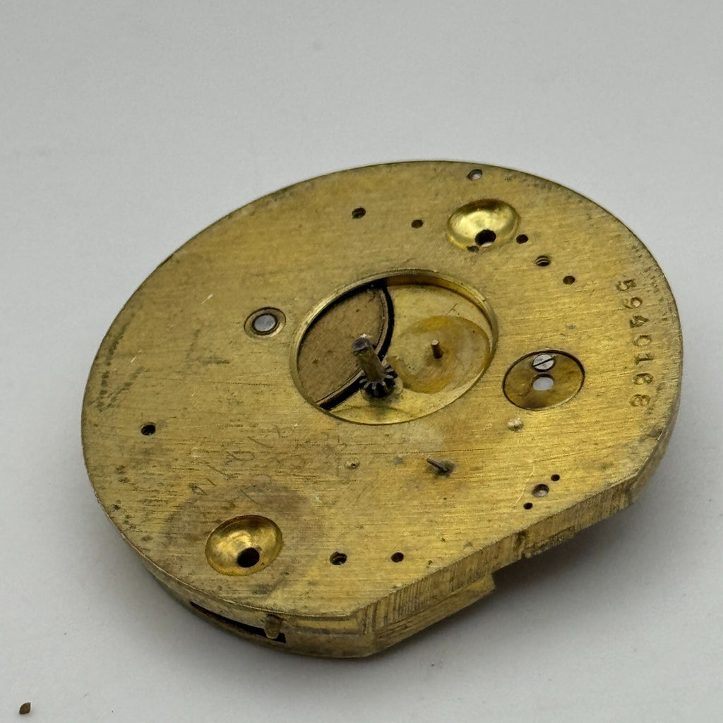 Antique Pocket Watch Movement Key Wound Parts Repair Spares 35.9mm
