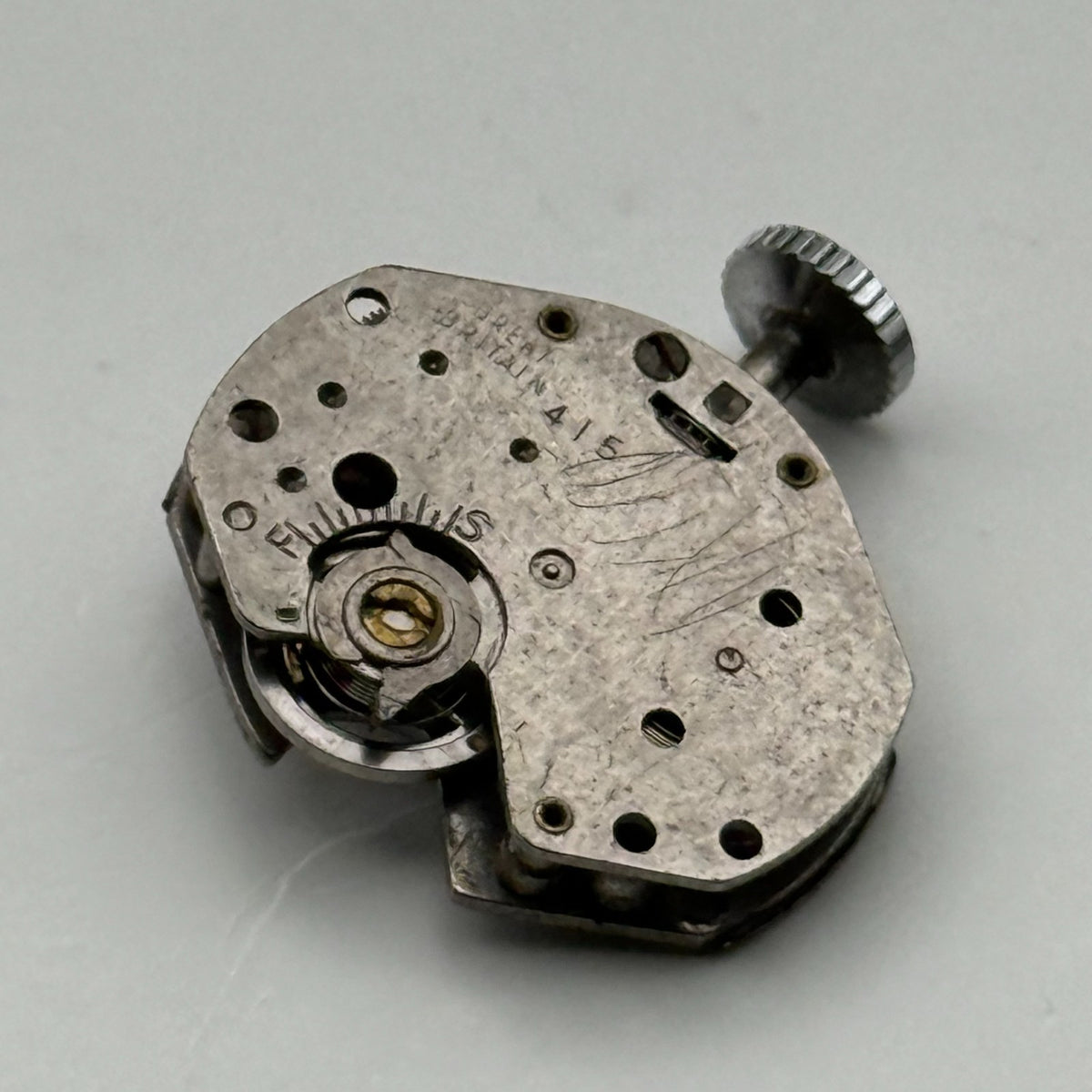 Timex 415 Watch Movement Great Britain Manual Wind Vintage Parts Repair 18.4mm