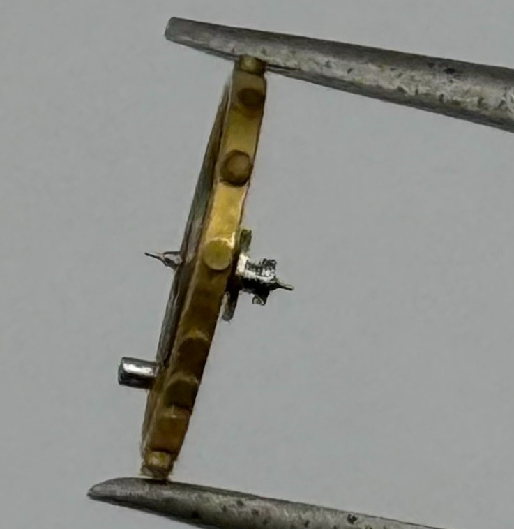 Bauer Balance Wheel Complete And Spring 5¼’’’ Progress Watch Movement Parts NOS