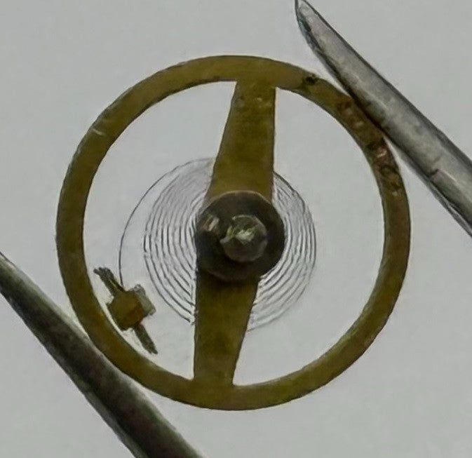 BFG 930 Balance Wheel Complete And Spring 7¾’’’ Progress Watch Movement Parts