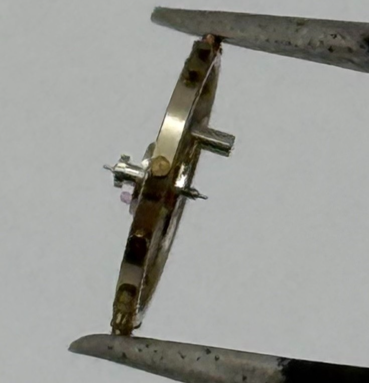 Lanco 804 Balance Wheel Complete And Spring 230 Progress Watch Movement Parts
