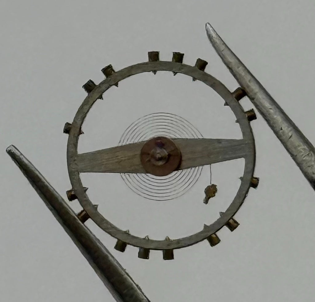 ETA 2390 2401 Balance Wheel Complete And Spring 616 Watch Movement Parts NOS