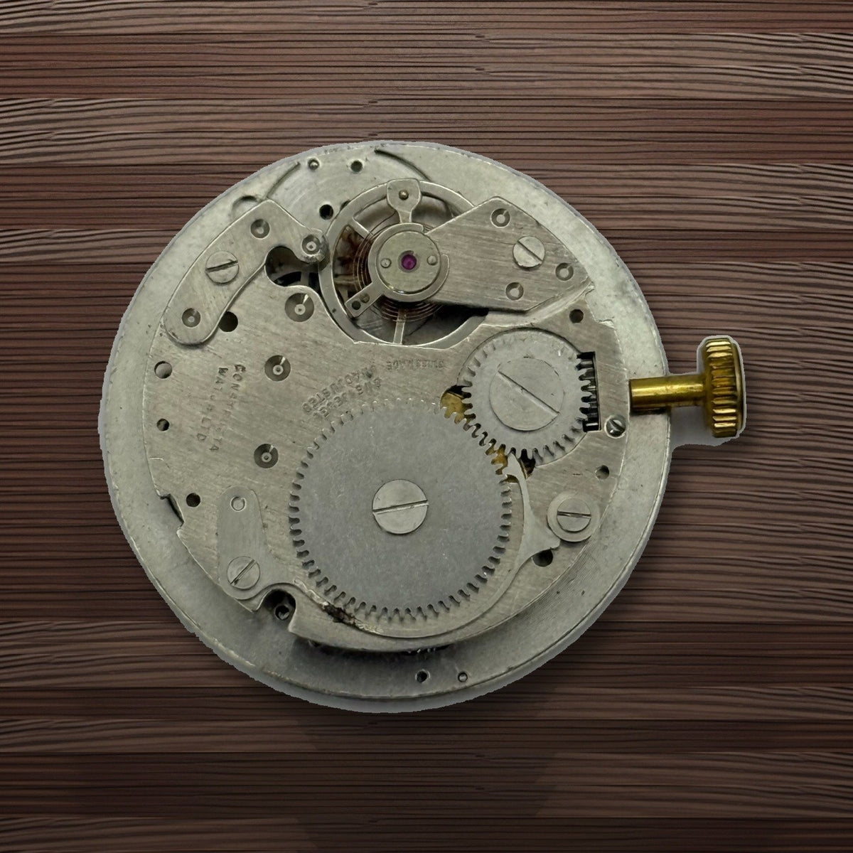 Lamar Constructa Watch Movement - Dial Pendant - For Parts / Repair - 26.1mm