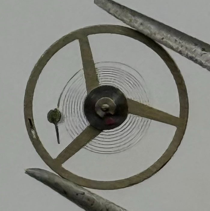 ST 69-21 Balance Wheel Complete And Spring 6¾x8’’’ 5154 Watch Movement Parts NOS