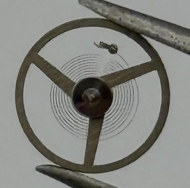 PUW 1075 Balance Wheel Complete And Spring Renata 1684 Watch Movement Parts NOS