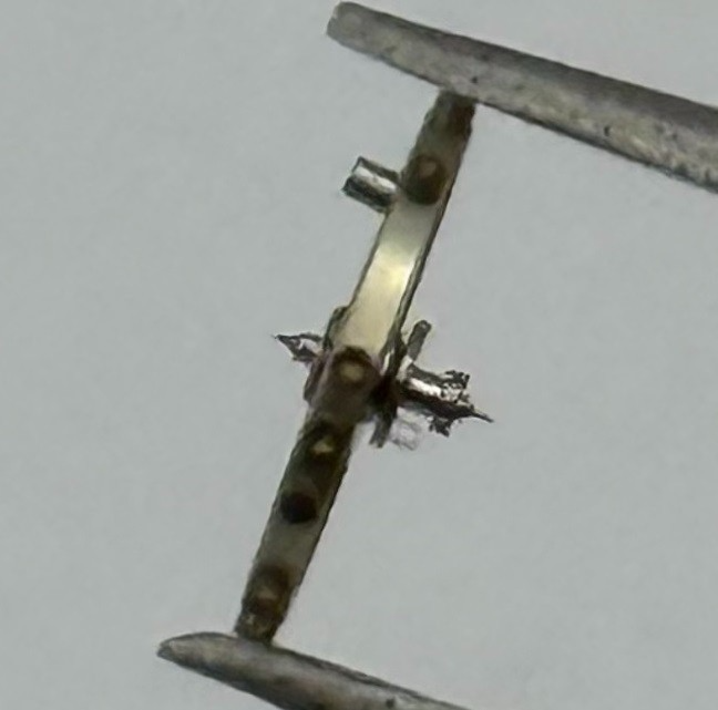 Peseux 100 Balance Wheel Complete And Spring 5¼’’’ 275 Watch Movement Parts NOS