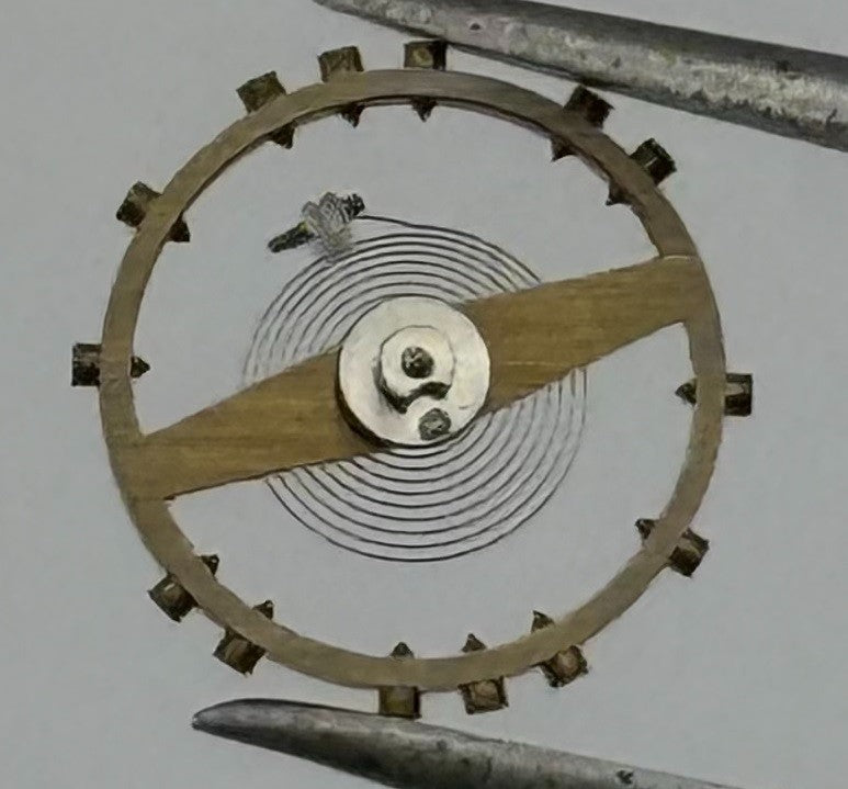 Cupillard 110 Balance Wheel Complete And Spring 5¼’’’ 169 Watch Movements Parts