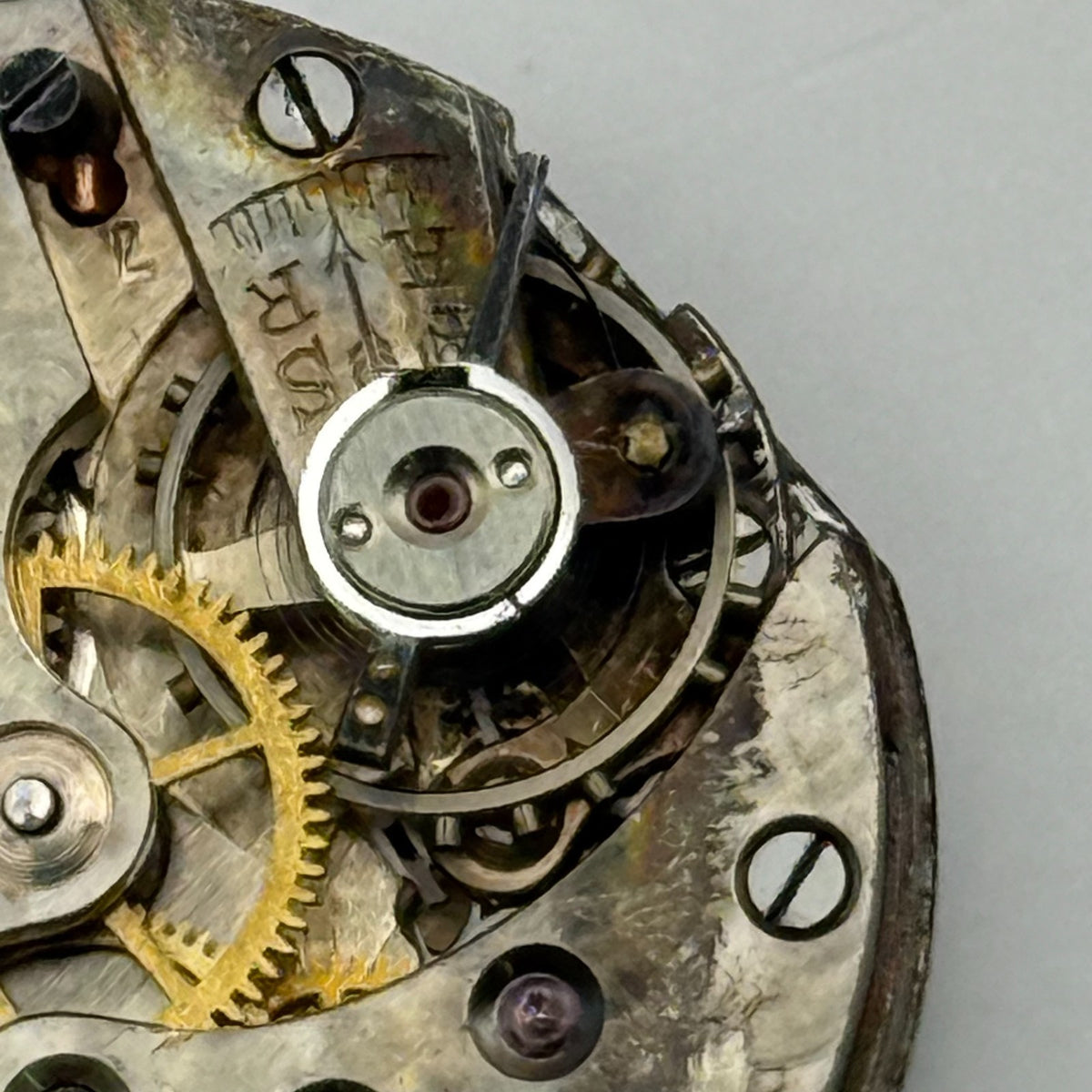 Unidentified 508 Watch Movement 15 Jewels Swiss Manual Wind Parts Repair 23.2mm