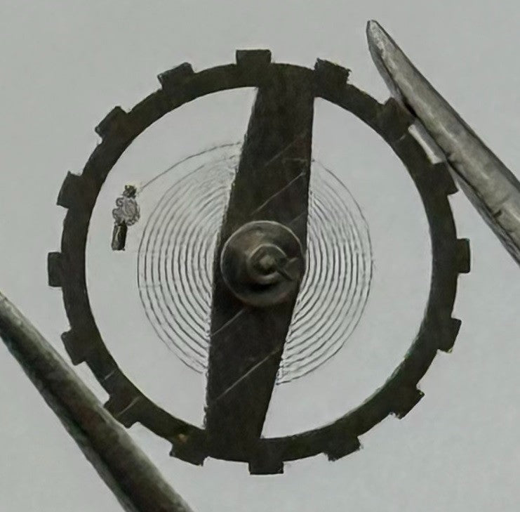 EB 1297 1469 Balance Wheel Complete And Spring 117 Watch Movement Parts NOS