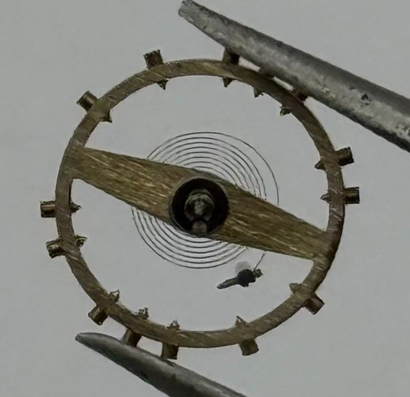 ETA 2512 Balance Wheel Complete And Spring Renata 1112 Watch Movement Parts NOS