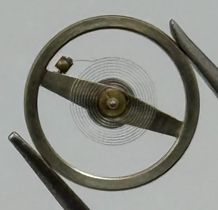 Amida 562 Balance Wheel Complete And Spring 8¾’’’ 874 Watch Movement Parts NOS