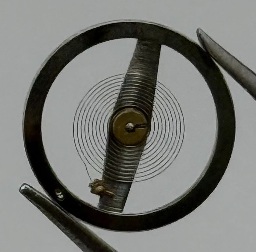 RL 1013 1113 Balance Wheel Complete And Spring 1762 M Watch Movement Parts NOS