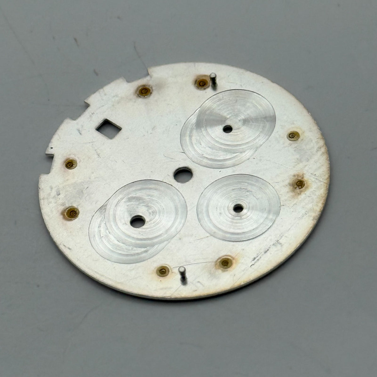 Seiko 7T62-0CW8 Watch Dial Chronograph 50M Silver Spare Parts Repair 29.9mm