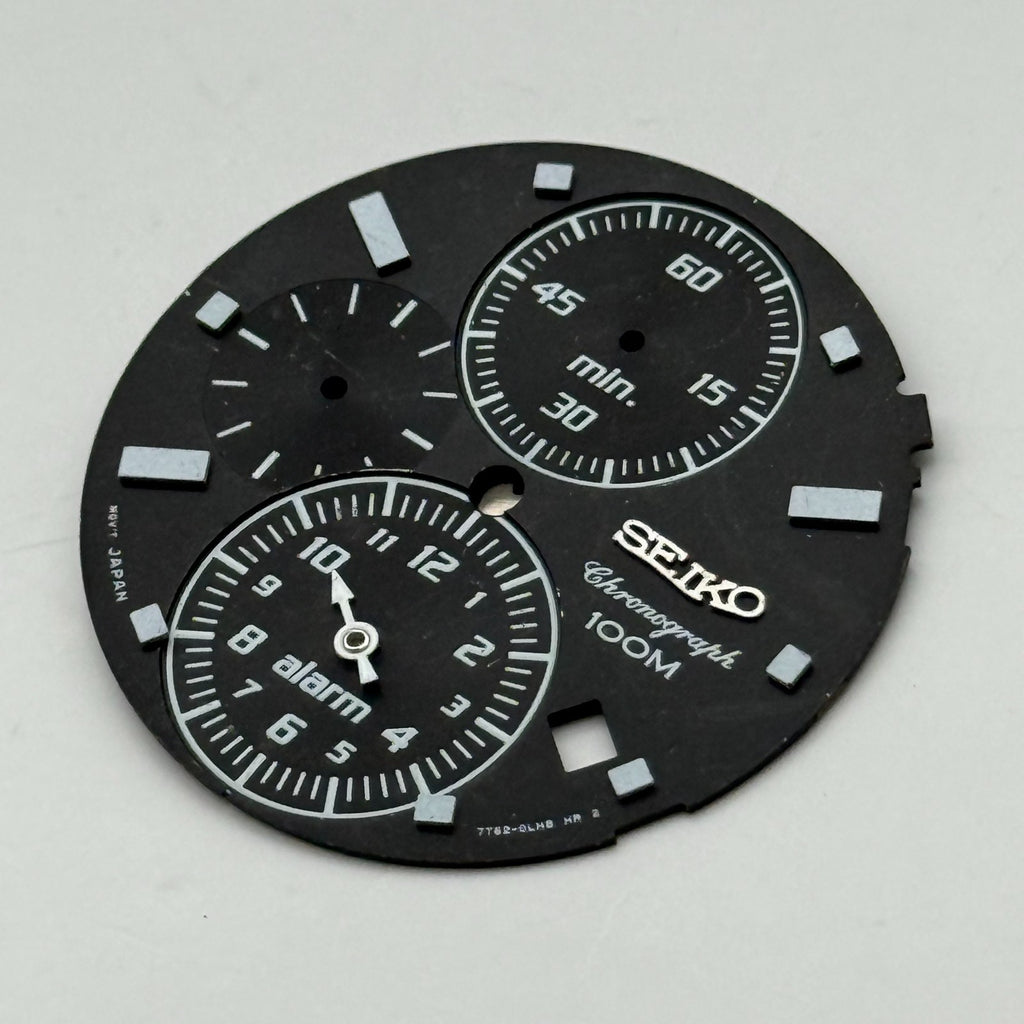 Seiko Watch 7T62-0LH8 Dial Chronograph Alarm 100M Spare Parts Repair 28.4mm
