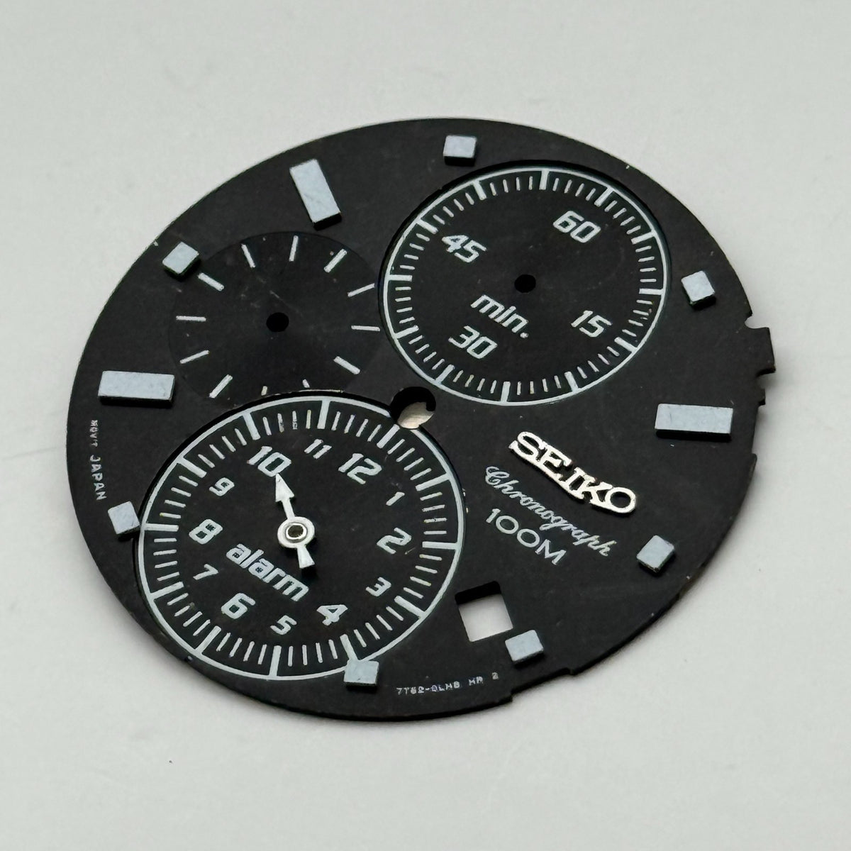 Seiko Watch 7T62-0LH8 Dial Chronograph Alarm 100M Spare Parts Repair 28.4mm