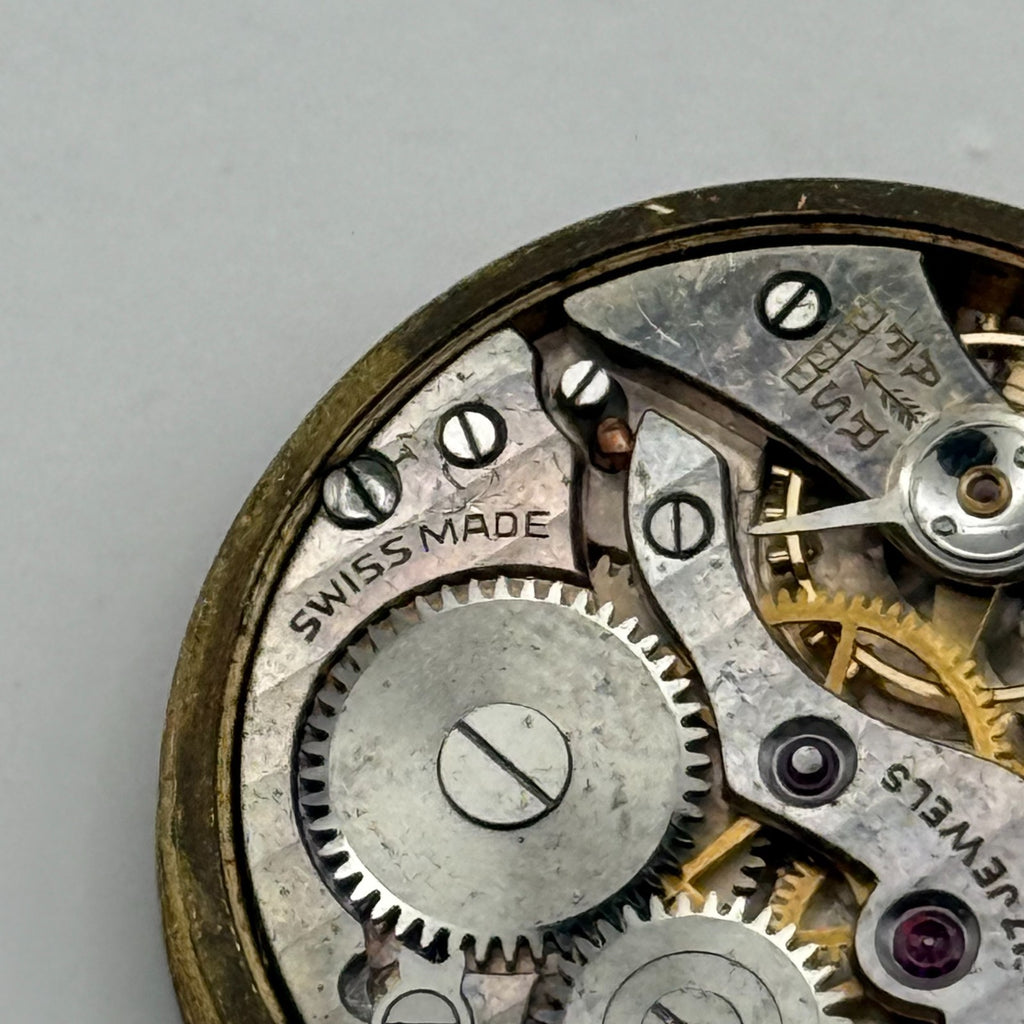 Kendal & Dent London Watch Movement - 17 Jewels - For Parts / Repair - 27mm