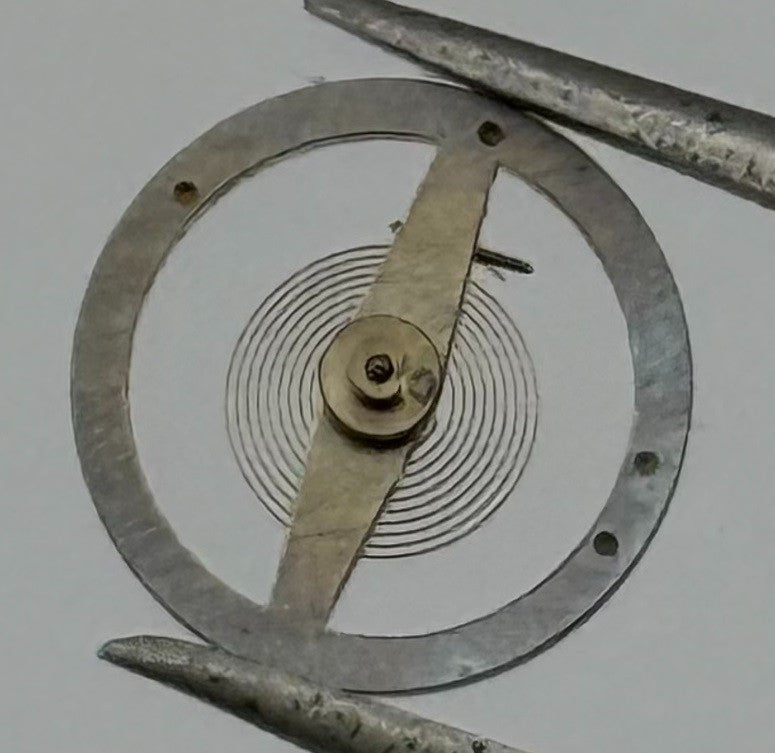 Brac 2081 Balance Wheel Complete And Spring 8¾’’’ 1038 Watch Movement Parts NOS
