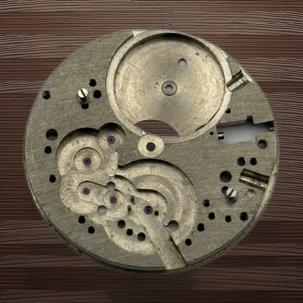 Landeron Brevet Watch Movement Main Plate Chronograph Vintage Swiss Parts 31.5mm