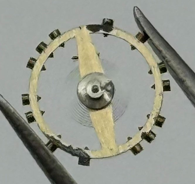 Unitas 530 Balance Wheel Complete And Spring 5¼’’’ Watch Movement Parts NOS