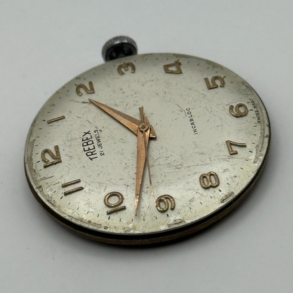 AS 1538 1539 Watch Movement A. Schild 1538 1539 Trebex 15 Jewels Parts 32.5mm