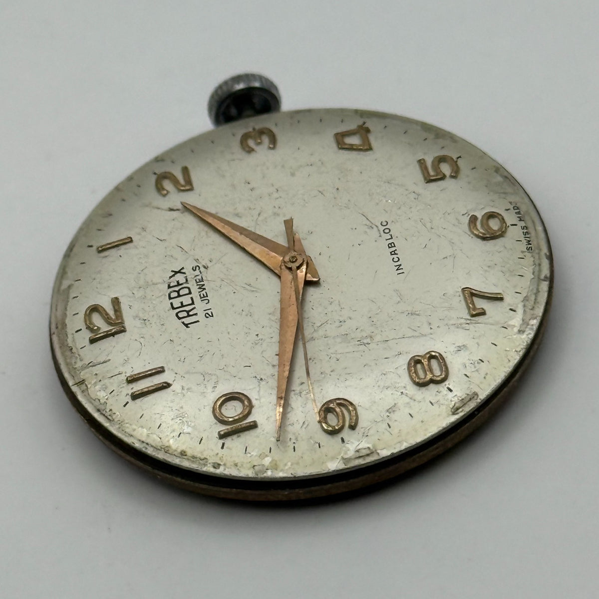 AS 1538 1539 Watch Movement A. Schild 1538 1539 Trebex 15 Jewels Parts 32.5mm