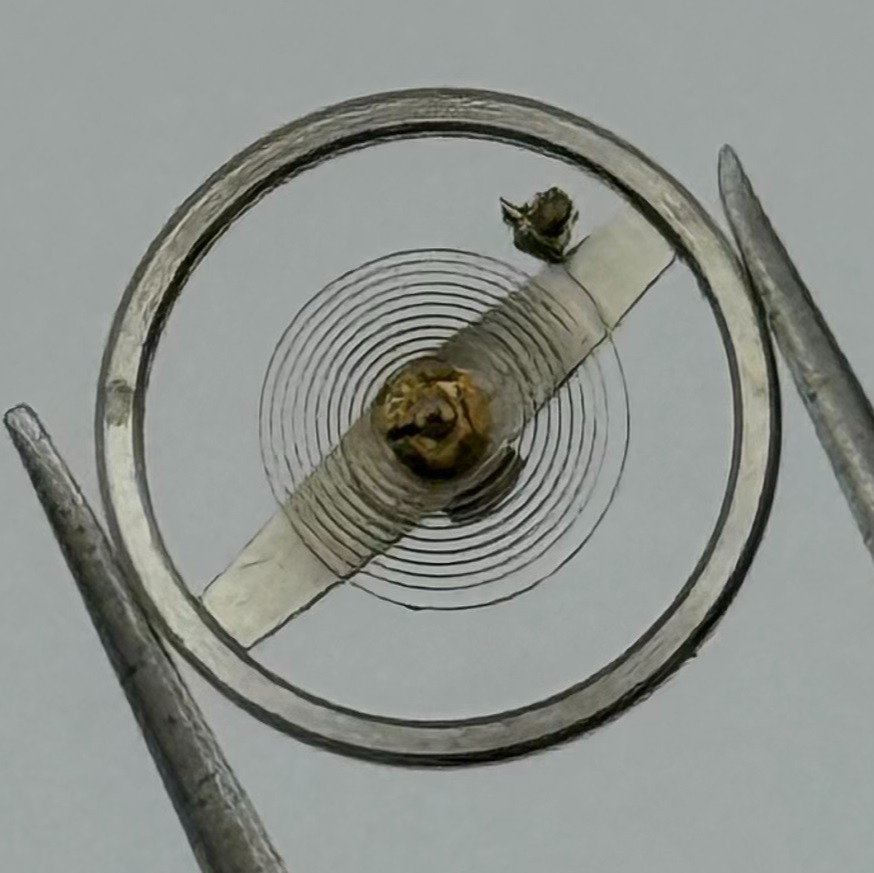 EB 1229 Spec Balance Wheel Complete And Spring Watch Movement Parts NOS