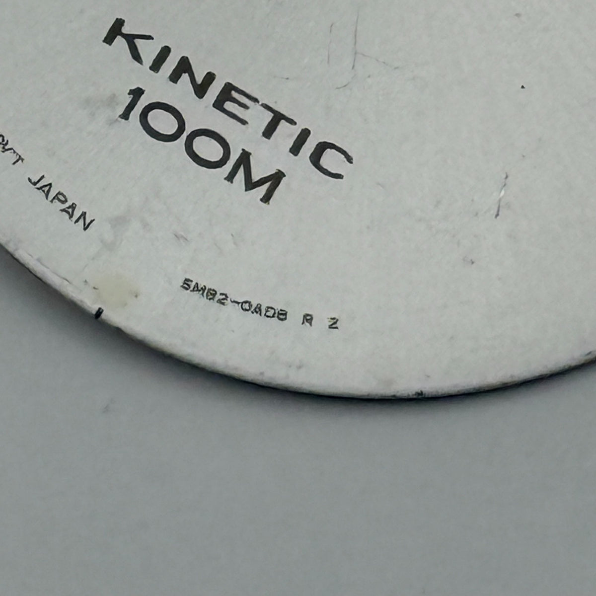 Seiko 5M82-0AD8 Watch Dial Kinetic 100M White Japan Spare Parts Repair 28.4mm