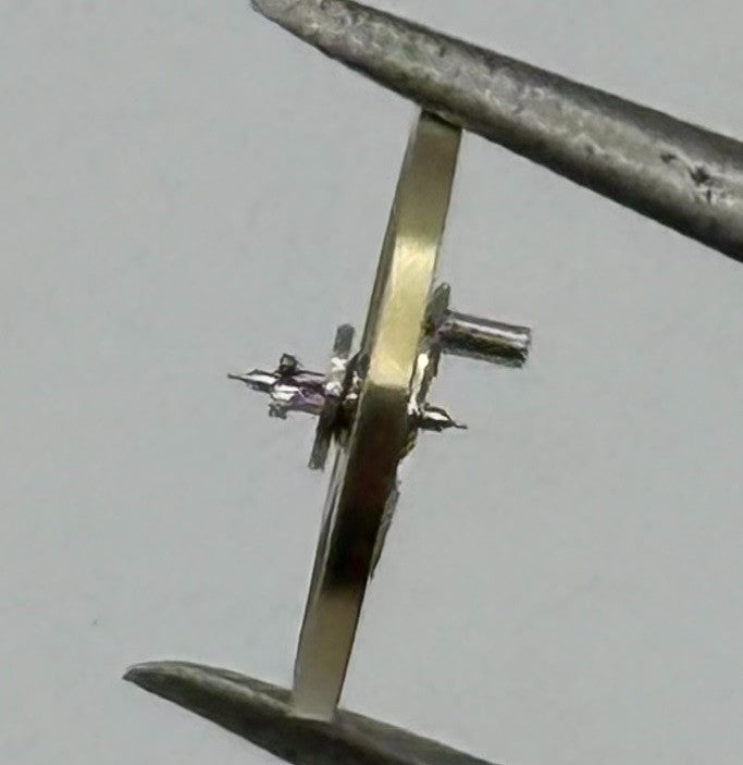 ETA 2487 Balance Wheel Complete And Spring Renata 1269 Watch Movement Parts NOS