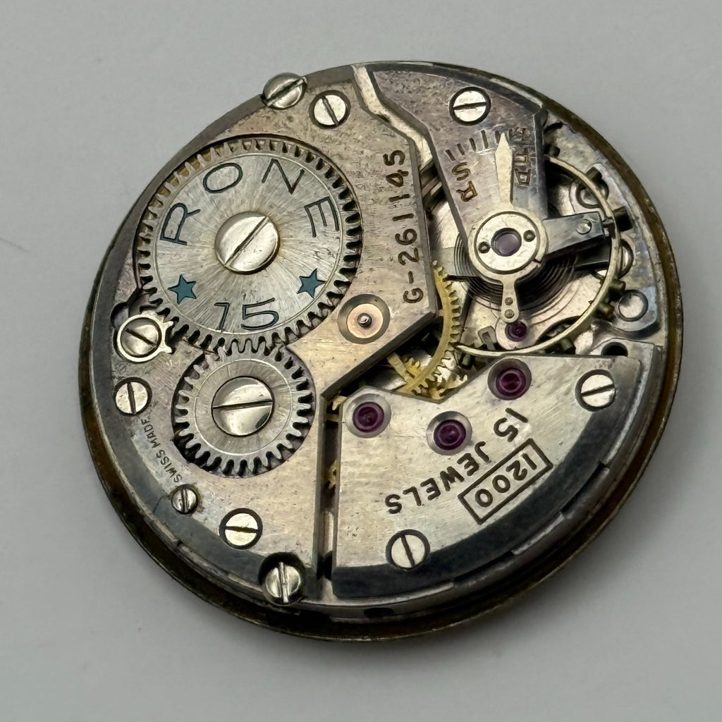 Rone Fifteen 1200 Watch Movement - For Parts / Repair - 26.4mm