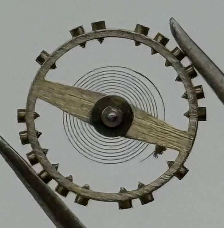 Peseux 220 Balance Wheel Complete And Spring 8¾’’’ 2007 Watch Movement Parts