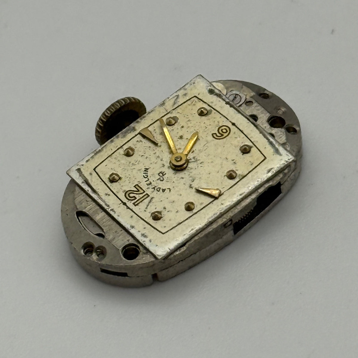 Lady Elgin Grade 535 Model 2 Watch Movement 1948 American Parts Repair 21/0s 