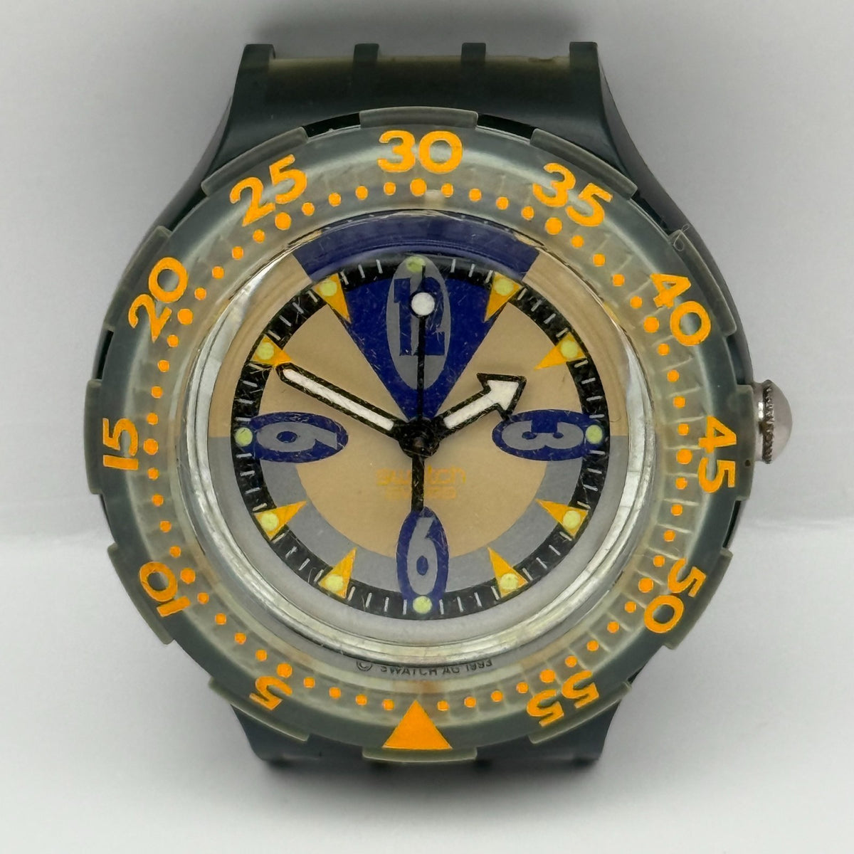 Vintage Swatch Scuba 200 Watch SDM103 Starflash 1994 Swiss 40mm Parts Repair