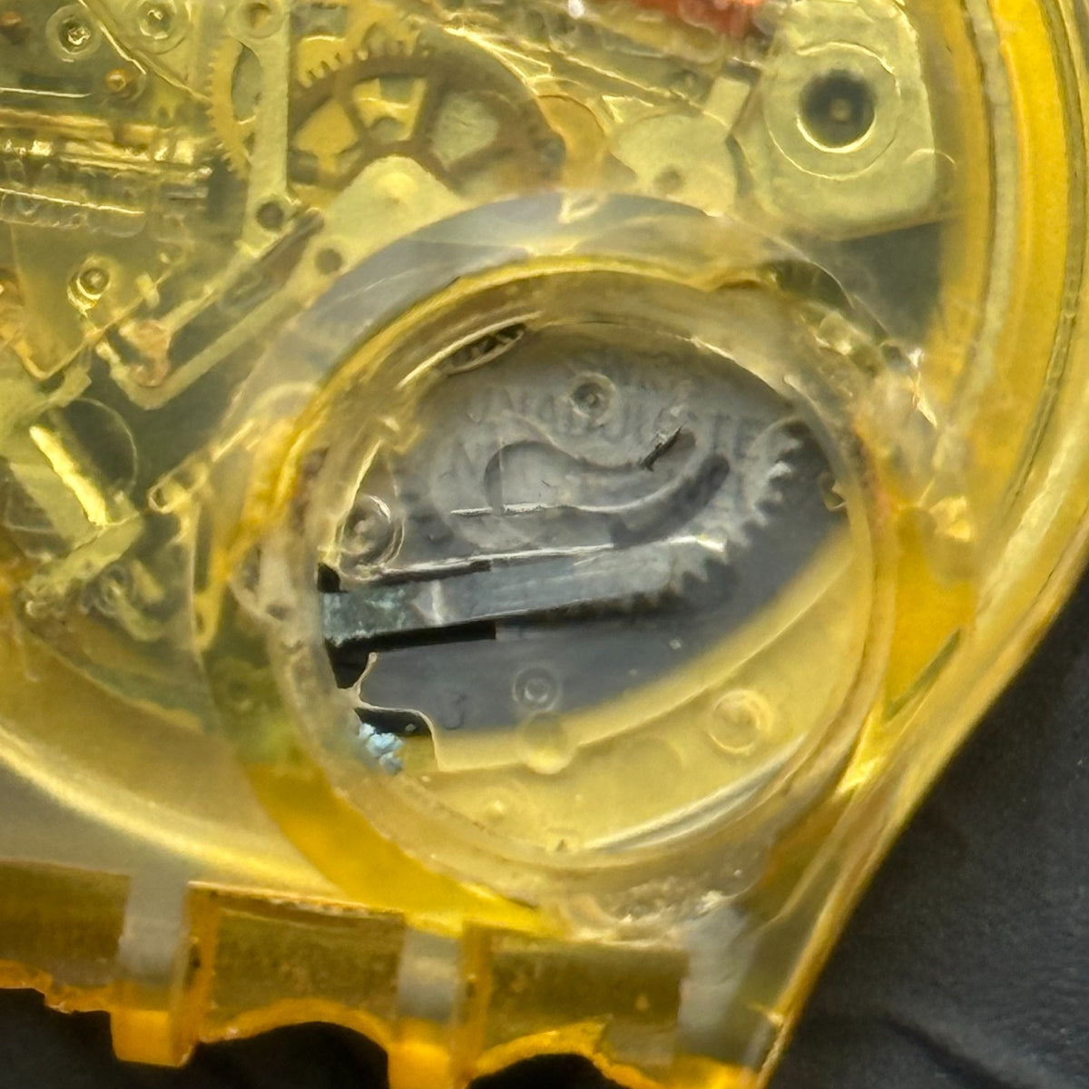 Vintage Swatch Gent Watch GK703 Gutenberg 1991 Date Dial ETA Quartz 33mm Parts 