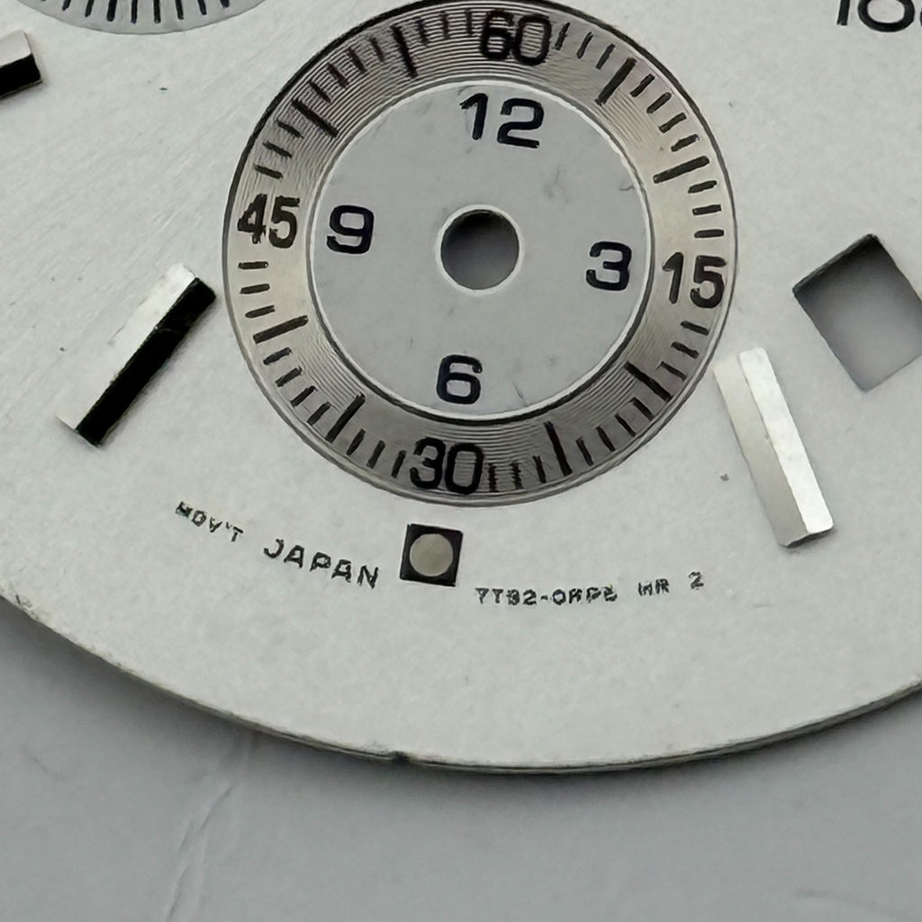 Seiko 7T92-0RD6 Watch Dial Chronograph 100M Japan Spare Parts Repair 33mm