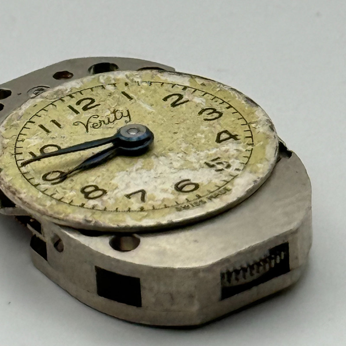 FHF 75 Watch Movement Verity 15 Jewels Swiss Manual Wind Parts Repair 12.9mm