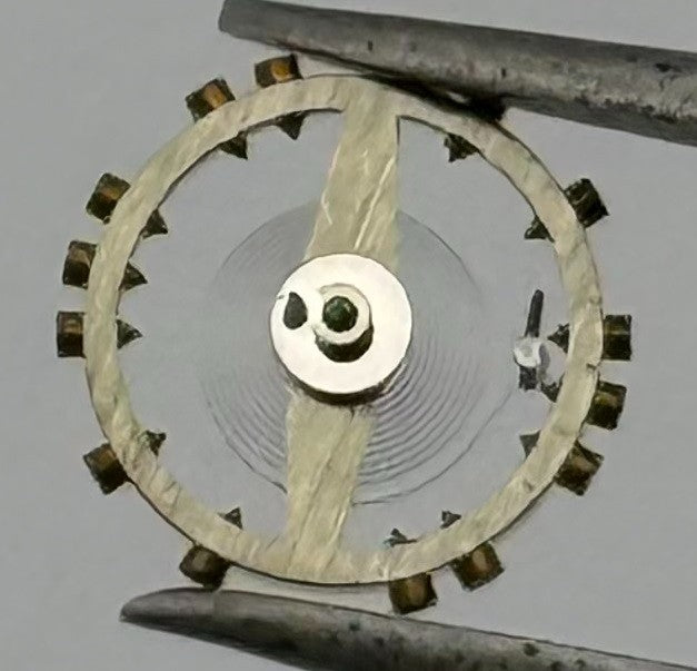 AS 976 1012 Balance Wheel Complete And Spring 29 M Watch Movement Parts NOS